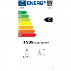 Karta produktu EEI Witryna chłodnicza cukiernicza 4 półki 98L LED - czarna
