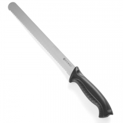 Profesjonalny nóż do chleba czarny 250 mm Hendi 843000 Hurtownia Cena Tanio