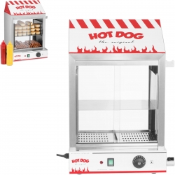 Podgrzewacz urządzenie do 200 hot dogów parówek 50 bułek Royal Catering RCHW 2000 Hurtownia Sklep Cena Tanio