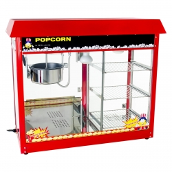 Maszyna do popcornu z witryną grzewczą Royal Catering - Hurtownia - TANIO - Cena