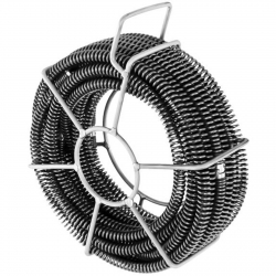 Spirala przepychacz sprężyna do rur hydrauliczna 6 x 2.45 m śr. 16 mm ZESTAW Hurtownia Sklep Cena Tanio