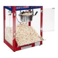 Maszyna do popcornu niebieski daszek TEFLON 1600W Hurtownia Sklep Cena Tanio