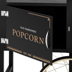 EAN 4250928692177 Wózek podstawa do maszyny do popcornu z szafką 51 x 37 cm - czarno-złoty Royal Catering Hurtownia Zielona Góra