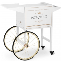 EAN 4250928692160 Wózek podstawa do maszyny do popcornu z szafką 51 x 37 cm - biało-złoty Royal Catering Hurtownia Zielona Góra