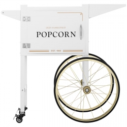 EAN 4250928692160 Wózek podstawa do maszyny do popcornu z szafką 51 x 37 cm - biało-złoty Royal Catering Hurtownia Zielona Góra