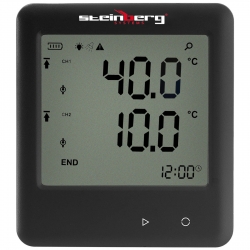 10030587 Steinberg Systems 4062859003508 Rejestrator temperatury termometr zakres -200 do 250°C Mikro USB LCD IP54