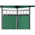 10250043 UNIPRODO 4250928672131 Pawilon ogrodowy altana namiot składany 3 x 3 x 2.6 m zielony