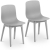 Krzesło skandynawskie plastikowe nowoczesne do 150 kg 2 szt. szare 4062859000279 FROMM&STARCK 10260132 sklep hurtownia
