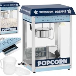 EAN 4250928692214 Maszyna automat urządzenie do prażenia popcornu TEFLON 1600 W 5-6 kg/h - niebieska 10011099 Hurtownia