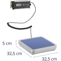 EAN 4062859084019 Waga pocztowa platformowa do paczek listów z zewnętrznym LCD 31,5 x 32,5 30 kg/ 0,01 kg Hurtownia Sklep