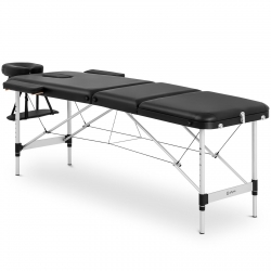 EAN 4062859005656 Stół łóżko do masażu przenośne składane Bordeux Black do 180 kg czarne Hurtownia Sklep