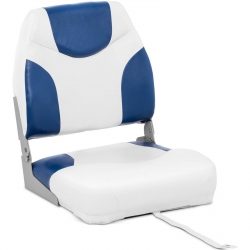 EAN 4062859027627 Fotel siedzisko składane do łodzi motorówki 40 x 40 x 50 cm biało-niebieskie Hurtownia Sklep