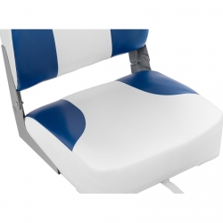 EAN 4062859027665 Fotel siedzisko składane do łodzi motorówki 38 x 42 x 51 cm biało-niebieskie Hurtownia Sklep
