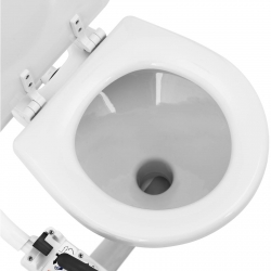 EAN 4062859080363 Toaleta jachtowa stacjonarna ceramiczna z pompką ręczną 230 x 210 mm Hurtownia Zielona Góra