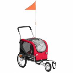 EAN 4062859030207 Wózek przyczepka rowerowa transportowa z plandeką do przewozu zwierząt psów do 20 kg Hurtownia Sklep