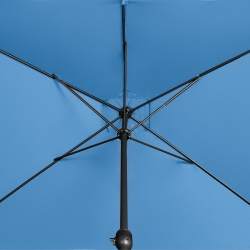 EAN 4062859088697 Parasol ogrodowy tarasowy prostokątny z korbką 200 x 300 cm niebieski Hurtownia Sklep