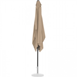 EAN 4062859088734 Parasol ogrodowy tarasowy prostokątny z korbką 200 x 300 cm szarobrązowy Hurtownia Sklep