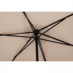 EAN 4062859088789 Parasol ogrodowy tarasowy okrągły śr. 270 cm kremowy Hurtownia Sklep