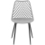 EAN 4062859051813 Krzesło nowoczesne plastikowe z oparciem ażurowym  4 szt. szare Hurtownia Sklep