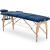 EAN 4062859033208 Stół łóżko do masażu drewniane przenośne składane Marseille Blue do 227 kg niebieskie Hurtownia Sklep