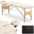 EAN 4062859033215 Stół łóżko do masażu drewniane przenośne składane Toulouse Beige do 227 kg beżowe Hurtownia Sklep