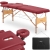 EAN 4062859033222 Stół łóżko do masażu drewniane przenośne składane Toulouse Red do 227 kg czerwone Hurtownia Sklep