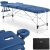 EAN 4062859033291 Stół łóżko do masażu przenośne składane Bordeaux Blue do 180 kg niebieskie Hurtownia Sklep