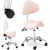 EAN 4062859059192 Krzesło kosmetyczne siodłowe z oparciem obrotowe regulowane MANNHEIM POWDER PINK różowe Hurtownia Skle