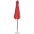 EAN 4062859088659 Parasol ogrodowy tarasowy okrągły uchylny z korbką śr. 270 cm czerwony Hurtownia Zielona Góra