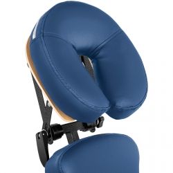EAN 4062859033260 Krzesło do masażu tatuażu przenośne składane Montpellier Blue do 130 kg niebieskie Hurtownia Sklep