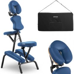 EAN 4062859033260 Krzesło do masażu tatuażu przenośne składane Montpellier Blue do 130 kg niebieskie Hurtownia Sklep