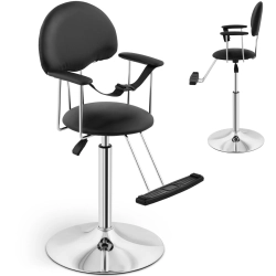 EAN 4250928693174 Fotel krzesło fryzjerskie dla dzieci BIRMINGHAM - czarne Hurtownia Sklep