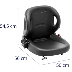 EAN 4062859087485 Siedzenie fotel uniwersalny do ciągnika traktorka kosiarki wózka widłowego 50 x 50 cm Hurtownia Sklep