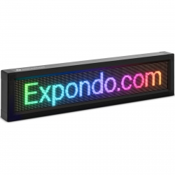 EAN 4062859046406 Reklama tablica świetlna 192 x 32 kolorowe diody LED 67 x 19 cm Hurtownia Sklep