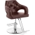 EAN 4062859132215 Fotel fryzjerski barberski kosmetyczny z podnóżkiem wys. 47-57 cm brązowy Hurtownia Sklep