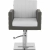 EAN 4062859132222 Fotel fryzjerski barberski kosmetyczny z podnóżkiem wys. 57-72 cm szaro - biały Hurtownia Sklep