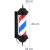 EAN 4062859183545 Słupek szyld fryzjerski barberski barber pole obrotowy podświetlany 38 cm - czarny Hurtownia Sklep Zielona Góra