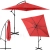 EAN 4062859088413 Parasol ogrodowy na wysięgniku kwadratowy 250 x 250 cm czerwony Hurtownia Sklep