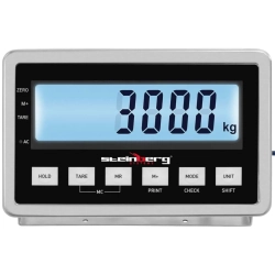 EAN 4062859066046 Waga platformowa magazynowa LCD 120 x 120 cm 3000 kg / 1 kg Hurtownia Sklep