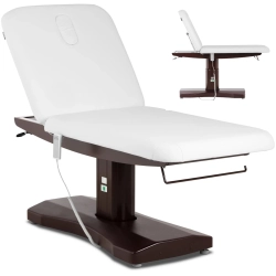 EAN 4062859013125 Łóżko stół leżanka kosmetyczna do masażu elektryczna 200 kg PESCARA - biała  Hurtownia Sklep