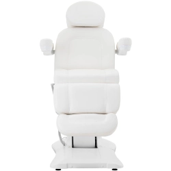 EAN 4062859058973 Fotel kosmetyczny do tatuażu masażu spa elektryczny GENOA - biały Hurtownia Sklep