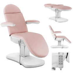 EAN 4062859059017 Fotel kosmetyczny do tatuażu masażu spa elektryczny PERDENONE - różowy Hurtownia Sklep