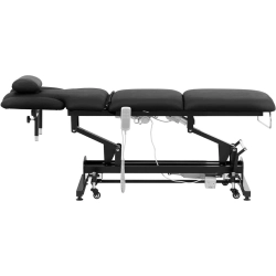 EAN 4062859079411 Łóżko stół kosmetyczny do masażu elektryczny 3 silniki 250 kg NANTES - czarny Hurtownia Sklep
