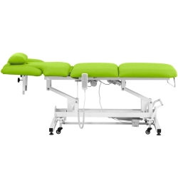 EAN 4062859079428 Łóżko stół kosmetyczny do masażu elektryczny 3 silniki 250 kg NANTES - jasnozielone Hurtownia Sklep