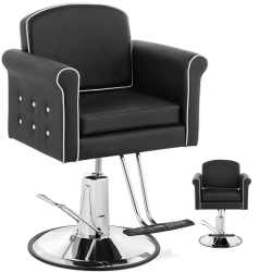 EAN 4062859132208 Fotel fryzjerski barberski kosmetyczny z podnóżkiem Physa TRING - czarny Hurtownia Sklep