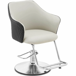 EAN 4062859180032 Fotel fryzjerski barberski kosmetyczny z podnóżkiem Physa VENTNOR - czarno szary Hurtownia Sklep
