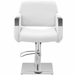 EAN 4062859180087 Fotel fryzjerski barberski kosmetyczny z podnóżkiem Physa PENRYN - biały Hurtownia Sklep