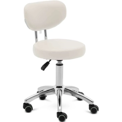 EAN 4062859183248 Krzesło kosmetyczne ASCONA na podstawie jezdnej - beżowe  Hurtownia Sklep