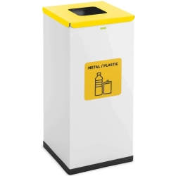 EAN 4062859187062 Kosz pojemnik do segregacji sortowania śmieci odpadów 60 l - metal plastik Hurtownia Sklep
