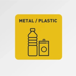 EAN 4062859187062 Kosz pojemnik do segregacji sortowania śmieci odpadów 60 l - metal plastik Hurtownia Sklep